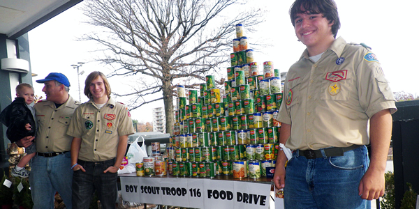The Thanksgiving food drive